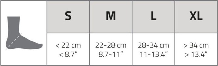 Actual product image Pure2improve Ankle brace (M)