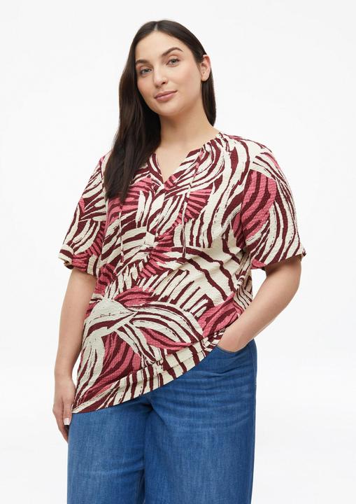 Immagine prodotto s.Oliver Strukturierte Viskosemix-Bluse mit All-over-Print (48)