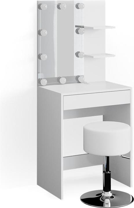 Vicco Isabelle with LED lighting and stool (60 x 40 x 140 cm)