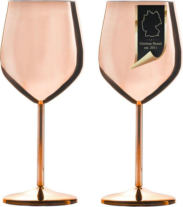 Produktbild Intirilife Weingläser 400 ml Bruchfest (2er-Set) (40 cl, 2 Gläser, Weingläser Set)