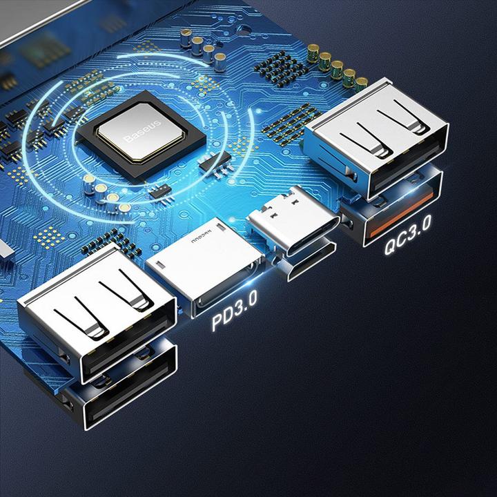 Actual product image Baseus Amblight Digital Display (30000 mAh, 65 W, 111 Wh)