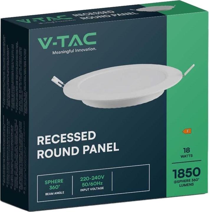 Productafbeelding V-TAC VT61018 18W LED rond 4000K (1980 lm)
