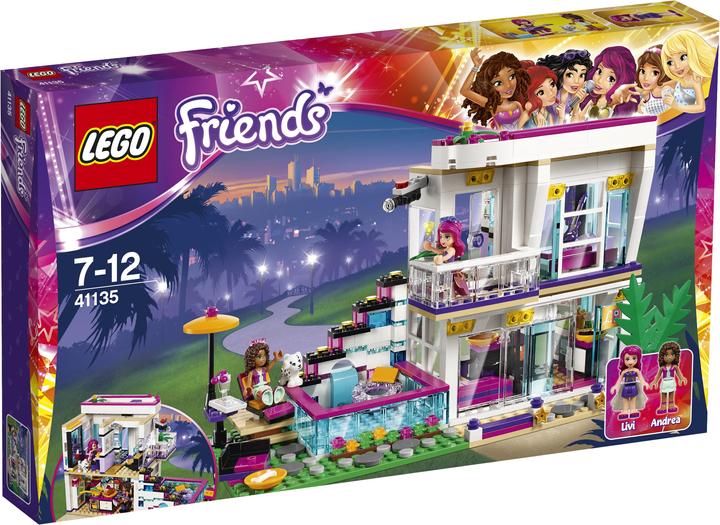 Produktbild LEGO Livis Popstar-Villa (41135, LEGO Friends)