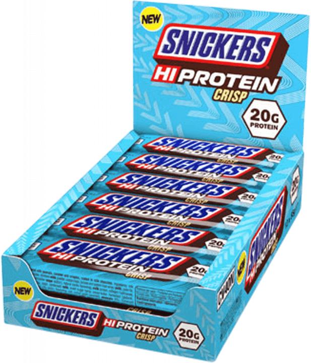 Produktbild Mars Snickers Hi Protein Crisp Bar (12 x 55G) (Milch Chocolate, 1 Stk., 660 g)