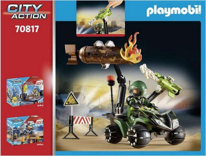Produktbild Playmobil Starter Pack Polizei: Gefahrentraining (70817, Playmobil City Action)