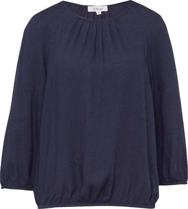 Immagine prodotto s.Oliver Bluse Strukturierte Viskose-Bluse mit Raff-Details (46)