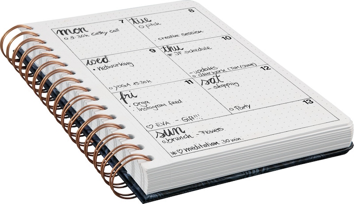 Produktbild Sigel Spiral-Notizbuch Jolie (A5, Kariert, Harter Einband)