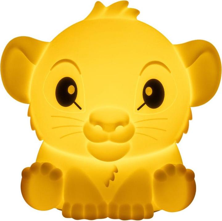 Actual product image Paladone Products Disney Squishy Glo silicone light The Lion King Simba 15 cm
