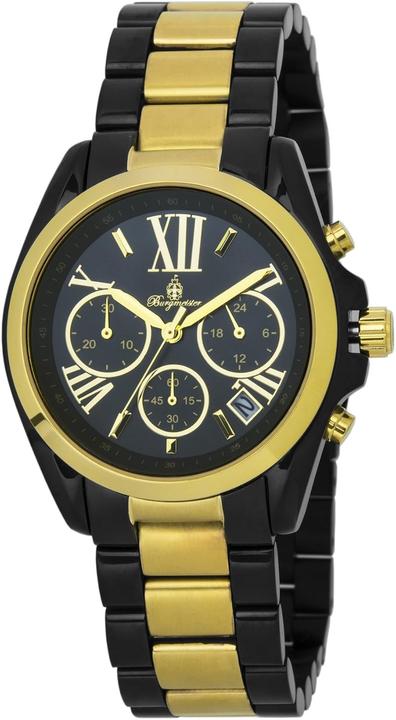 Burgmeister Ladies Analog Quartz Watch with Stainless Steel Coated Bracelet BM337627 strappy
