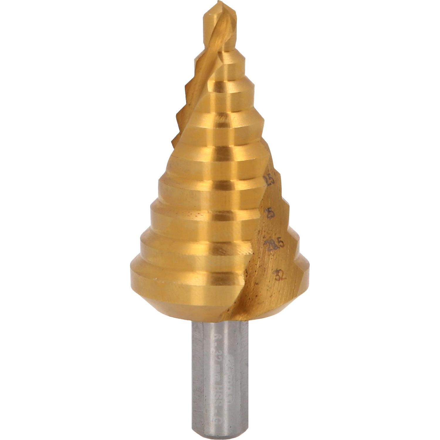 Thumbnail - KS Tools, Bohrereinsatz, HSS-TiN Stufenbohrer (32 Millimeter)