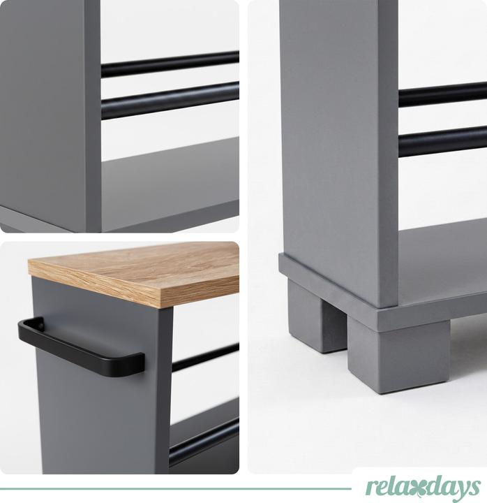 Image du produit Relaxdays chariot d'angle (13 x 50 x 80 cm)