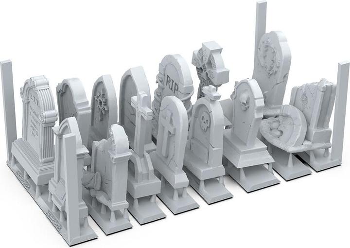 Produktbild AK Interactive TUMBSTONES - BASING BITS 14 pieces