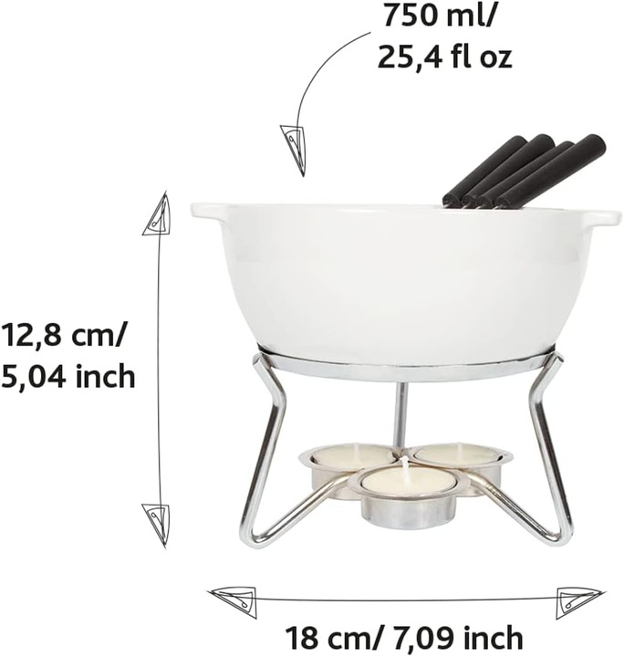 Produktbild Boska Fondue-Set (Schokoladenfondue, Käsefondue)