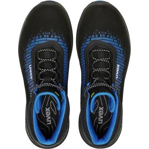 Thumbnail - Uvex Safety, Sicherheitsschuhe, 6833748 Sicherheitsstiefel S2 Schuhgrösse (EU): 48 Blau, Schwarz 1 Paar (S2, 48)