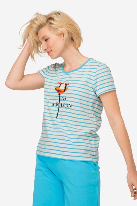 Produktbild Laurasøn T-Shirt, Möven Print, Rundhals, Halbarm, OEKO-TEX Made in Green (XL)