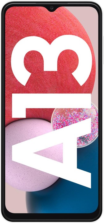 Actual product image Samsung Galaxy A13 EU (64 GB, White, 6.60", Dual SIM, 50 Mpx, 4G)