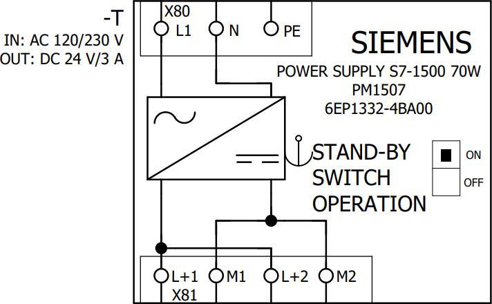 Actual product image Siemens SIMATIC PM 1507 24V/3A PSU