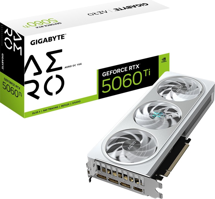 Produktbild Gigabyte GeForce RTX 5060 Ti AERO OC 16G (16 GB)