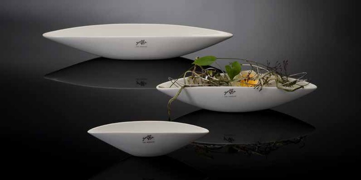 Actual product image Sandra Rich Bowl Elongate porcelain 40cm