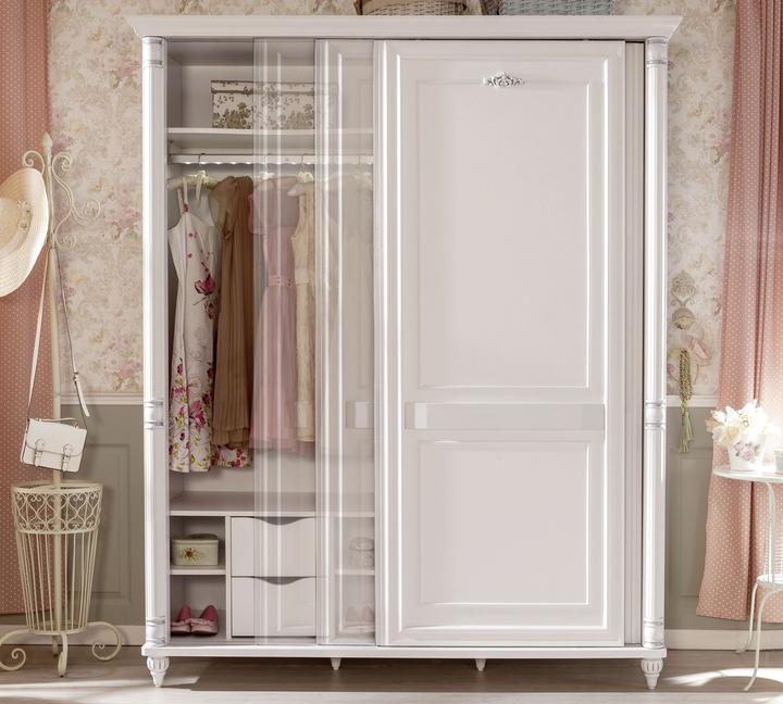 Actual product image Cilek Romantic closet with sliding doors (170 cm)