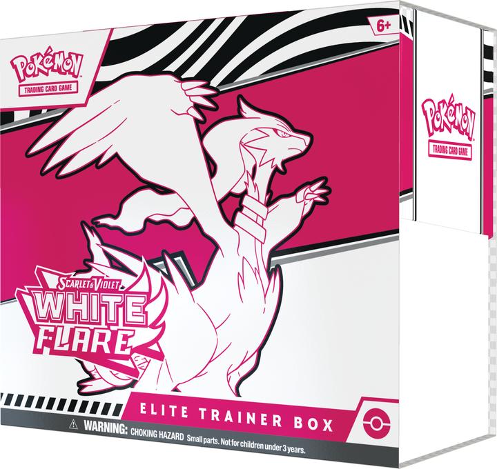 Actual product image Pokémon Scarlet & Violet: White Flare Elite Trainer Box (English, Elite / Top Trainer Box)