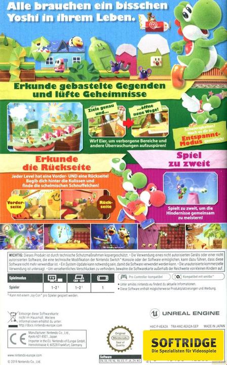 Actual product image Nintendo Yoshi's Crafted World (Switch, DE)