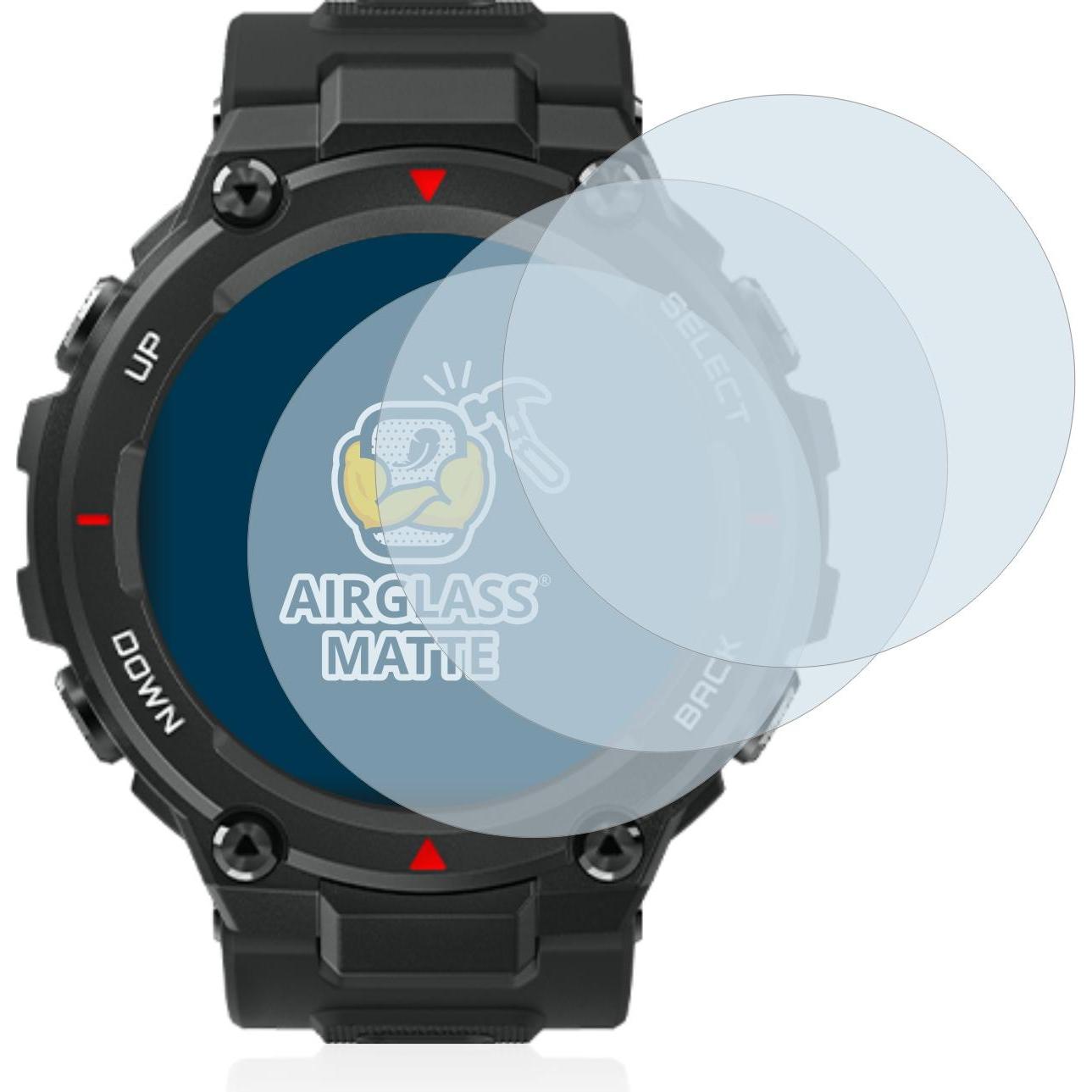 Thumbnail - BROTECT AirGlass Panzerglasfolie Matt, Smartwatch Schutzfolie, Grau