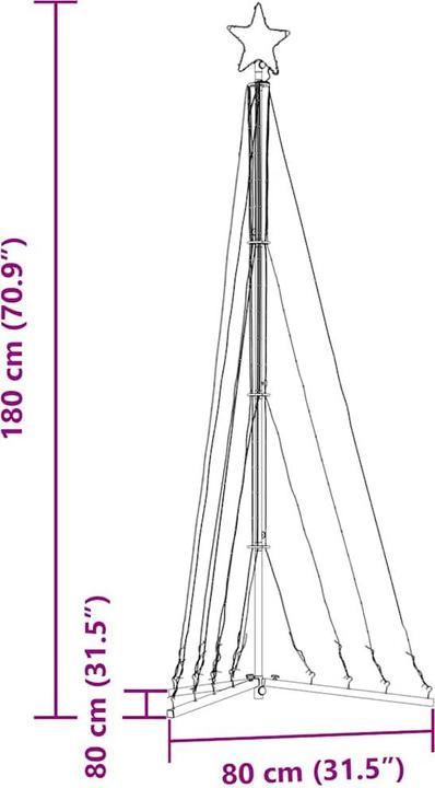 Image du produit vidaXL LED-Weihnachtsbaum