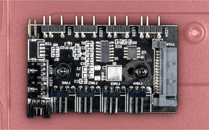 Actual product image Intertech Inter-Tech A-3401 Chevron ARGB case (88881348) (ATX, mATX, Mini-ITX)