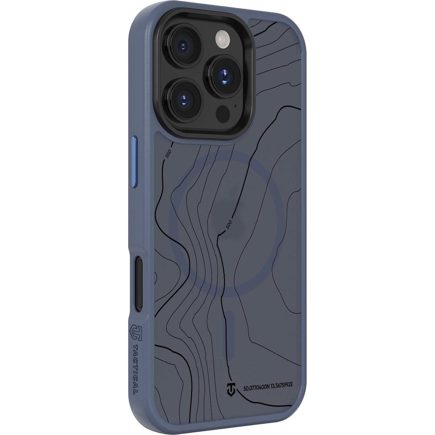 Tactical MagForce Hyperstealth Sika Case für iPhone 16 Pro Deep Blue (Apple iPhone 16 Pro), Cover smartphone
