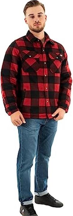 Produktbild Thermohemd Portland rot/schwarz, Gr. S (S)