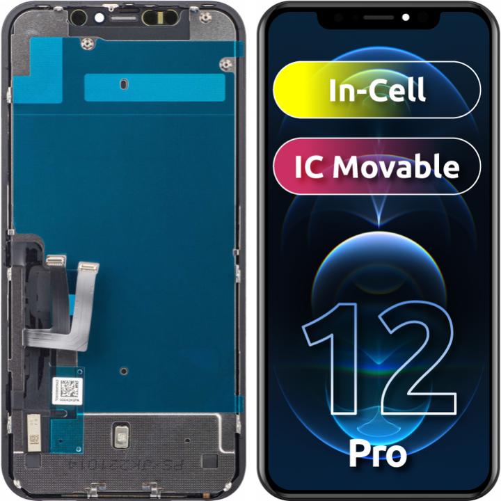 Produktbild JK Display Unit für IPhone 12 / 12 Pro, In-Cell Version, Schwarz (Display, Apple iPhone 12, Apple iPhone 12 Pro)