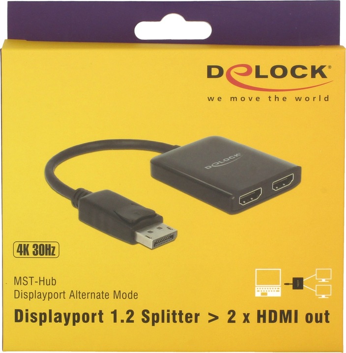 Image du produit Delock DP à (HDMI, 25 cm)