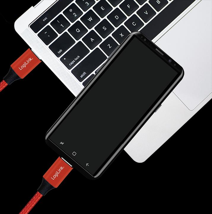 Produktbild LogiLink USB Kabel (1 m, USB 2.0, 5 W)