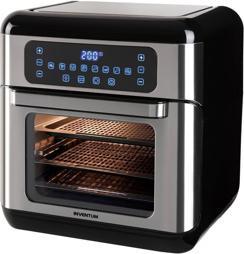 Produktbild Inventum GF1200HLD - Airfryer oven - Heteluchtfriteuse met roterende mand - Inhoud 12 liter - Zwart/RVS