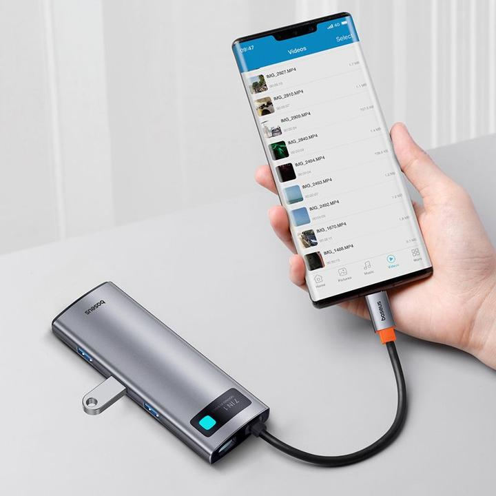 Produktbild Baseus B00030708811-00 (USB-C, 7 Ports)