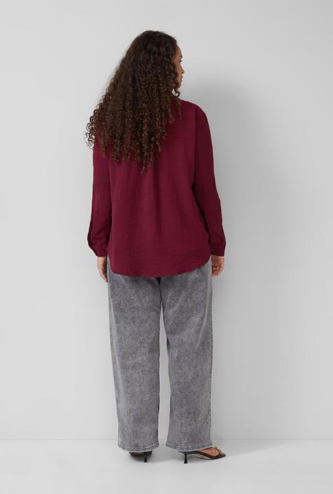 Immagine prodotto s.Oliver Bluse Crêpebluse mit Turn-up-Ärmel (48)