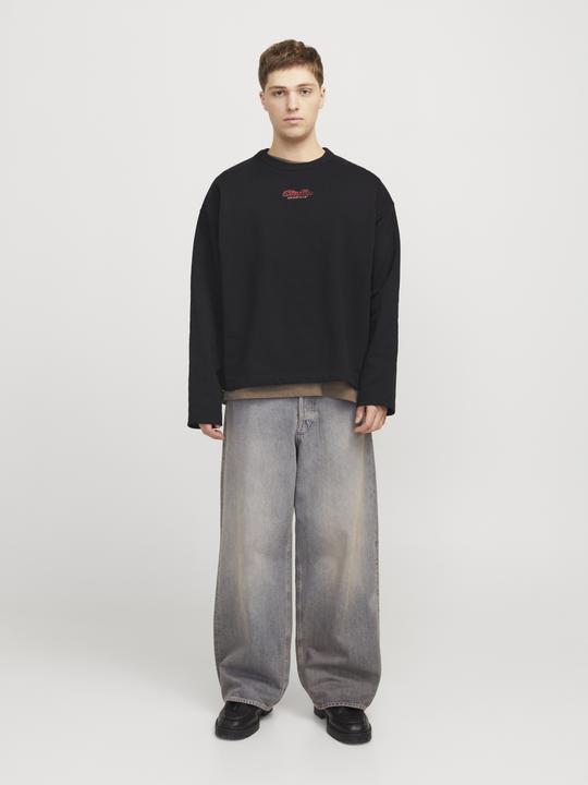Actual product image Jack & Jones Jorretiro Back Sweat Crew Neck Se25 Ln (S)