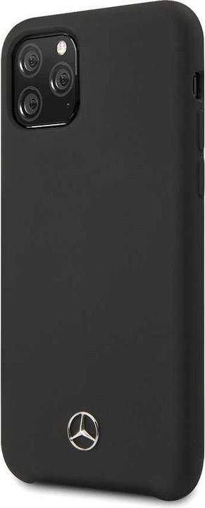 Actual product image Mercedes MEHCN58SILBK iPhone 11 Pro hardcase czarny/black Silicone Line (Apple iPhone 11 Pro)
