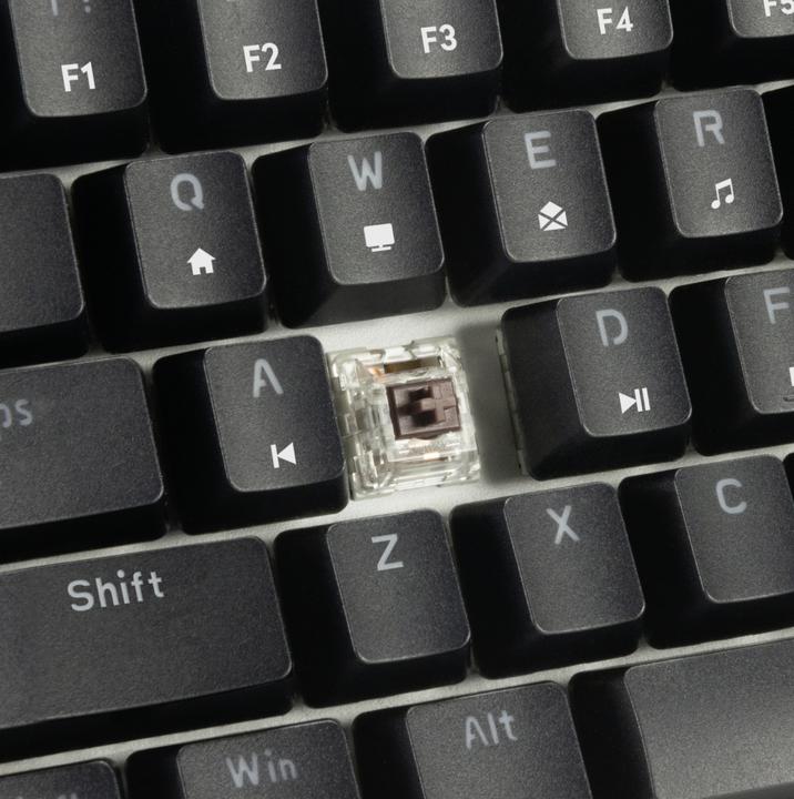 Produktbild Speedlink - ATMOS RGB Rainbow Mechanical 60% Gaming Keyboard with brown switches, black - US layout (US, Kabelgebunden, Kabellos)