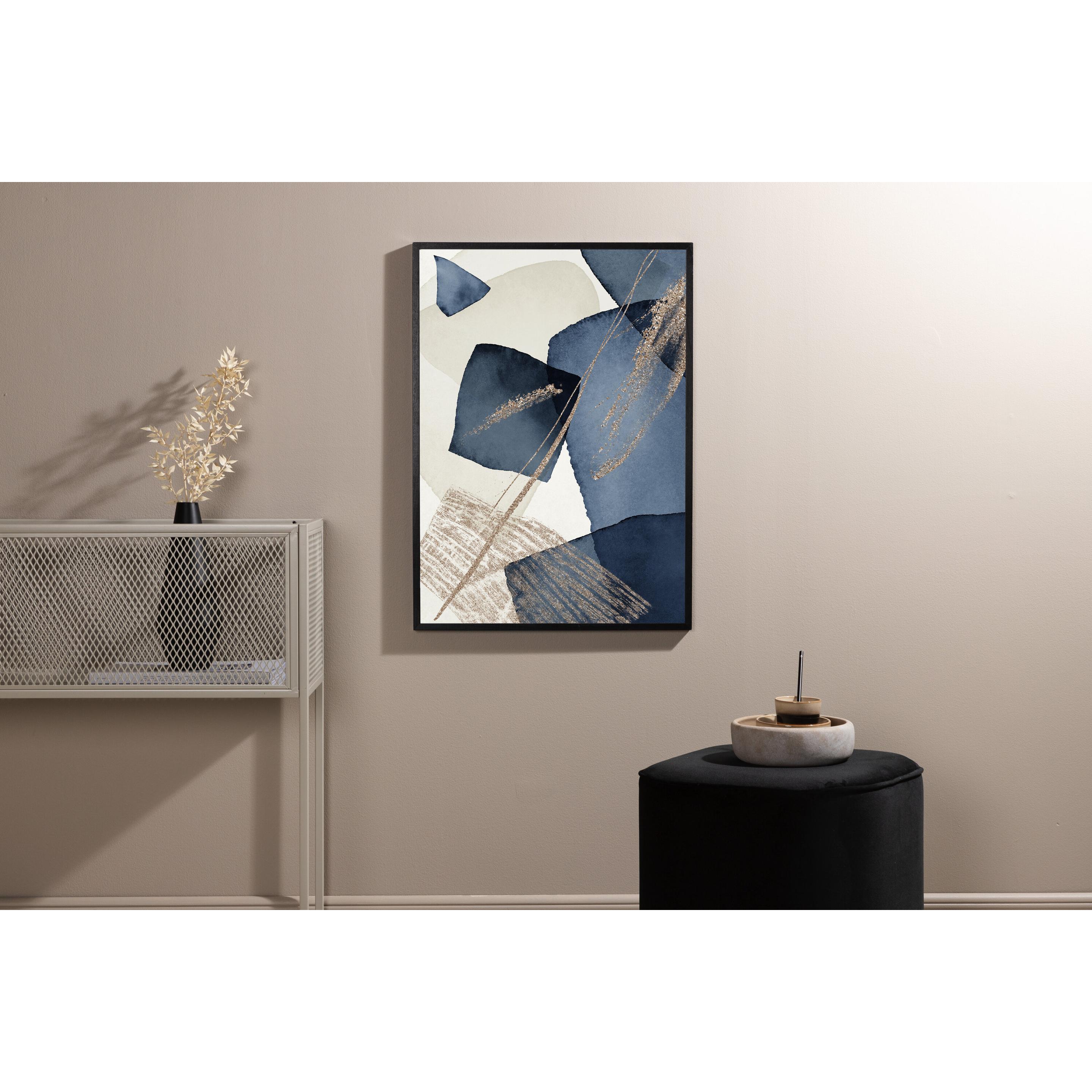 Venture Home, Wanddeko, Blue Swirl (30 x 40 cm)