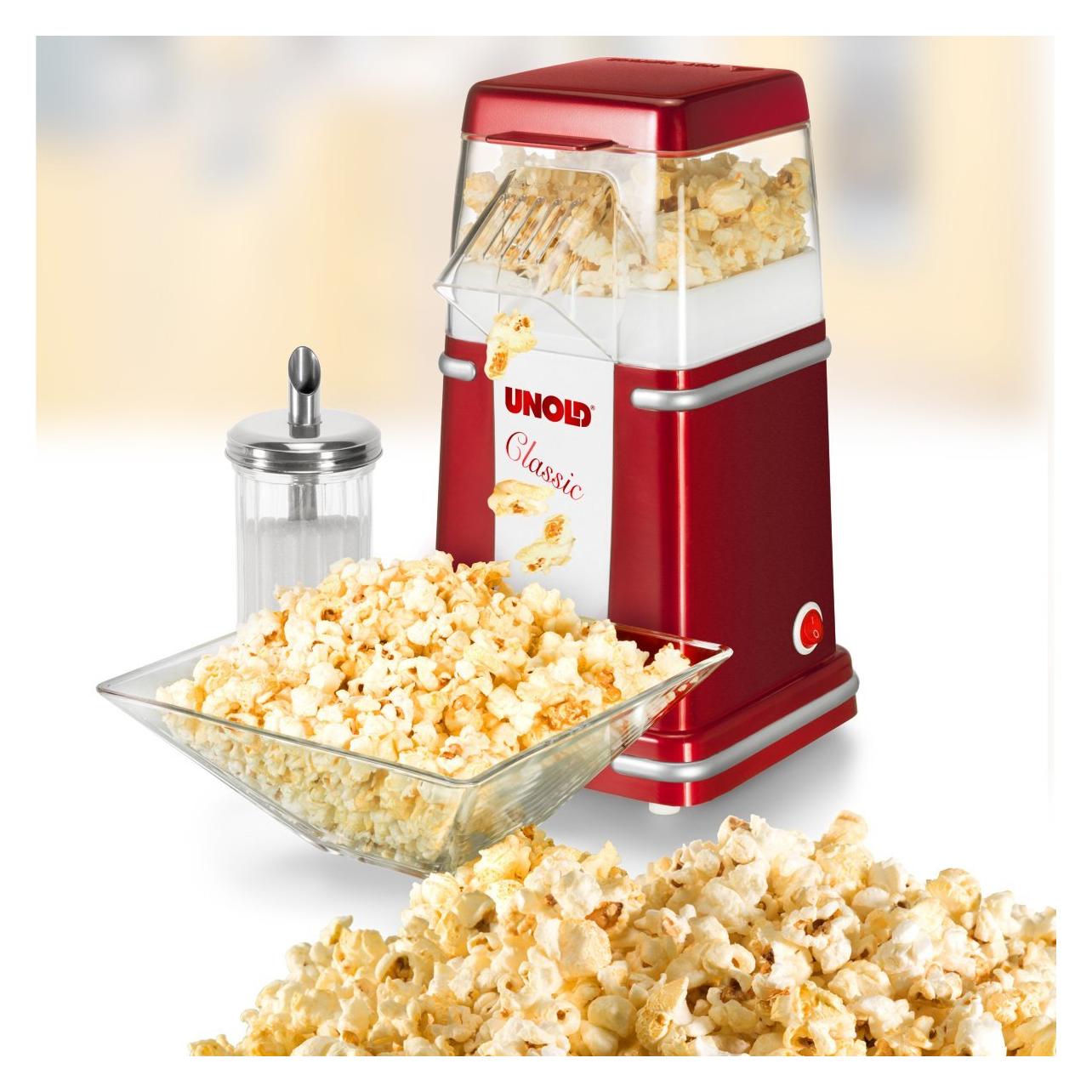 Unold Rosso/Bianco Popcorn Maker Classic, Fun Kitchen,