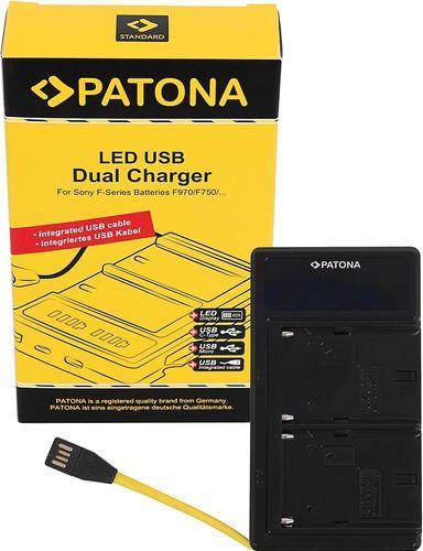 Immagine prodotto Patona Caricatore USB Sony NP-FM50, NP-F550, NP-F750 e NP-F970 (Caricabatterie per fotocamere)