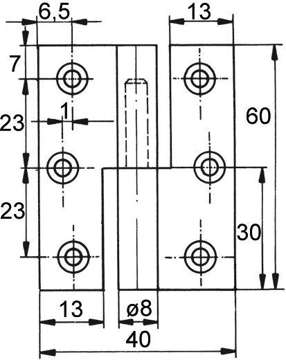 Produktbild FS Möbelbänder (1 Stk.)