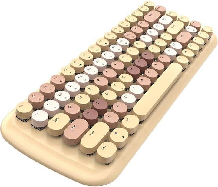 Actual product image Mofii Wireless Mechanical Keyboard with Bluetooth ROMI 2.4G (Brown) (DE, Cable, Wireless)