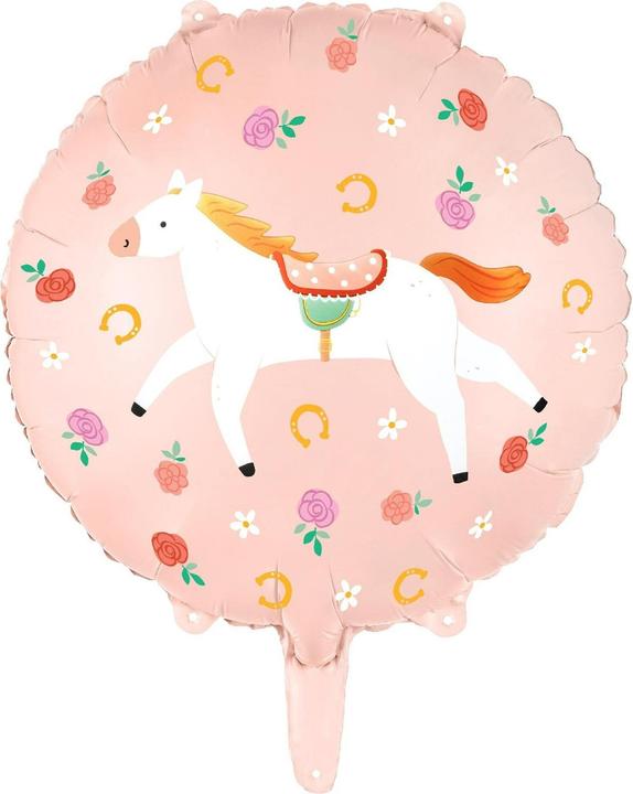 Produktbild Partydeco Folienballon Pferd Rosa (1 x)