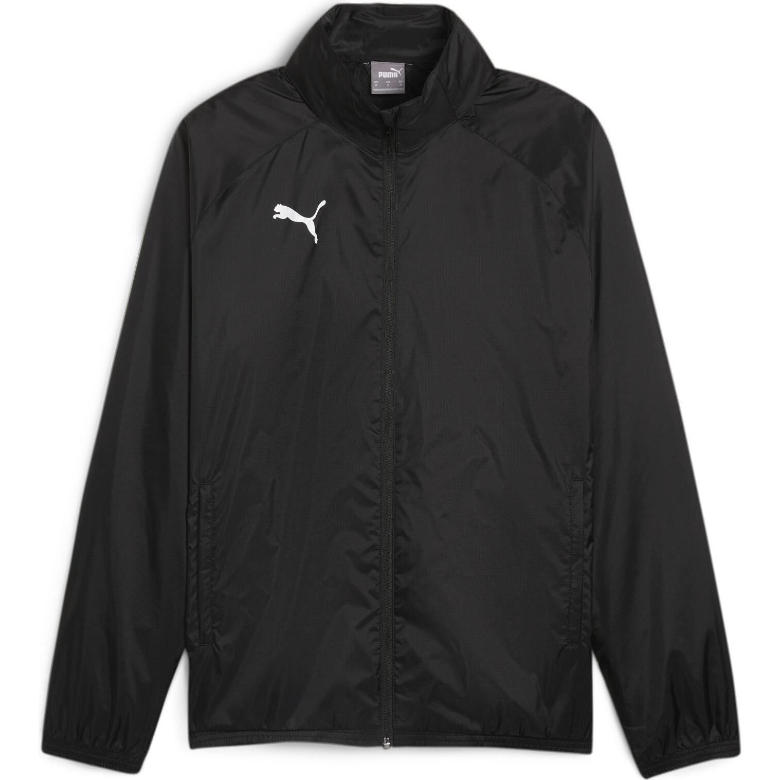 Puma, Herren, Laufjacke, teamGOAL All Weather Jacket (XXL), Schwarz, XXL