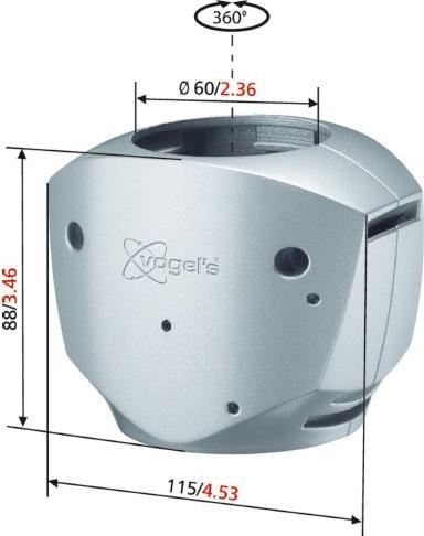 Actual product image Vogels Professional PFA 9030 - Mounting component (turn/swivel unit)