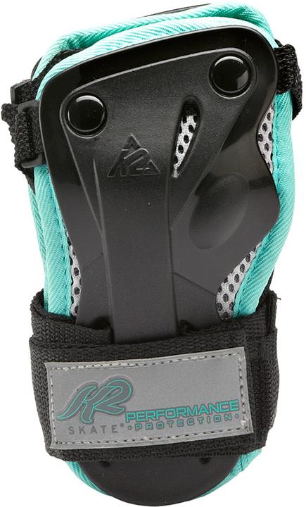 Actual product image K2 Ladies Inline Skates Pad Set PERFORMANCE W WRIST GUARD, Multi-coloured (Blue/Black), XL (XL, Wrist protectors, Unique specimen)