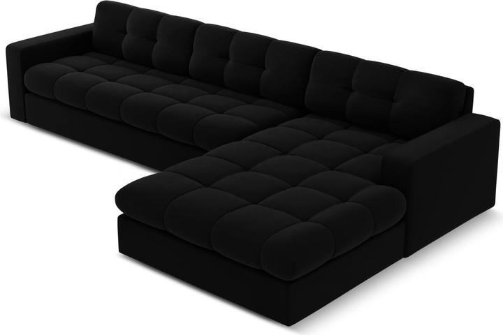 Immagine prodotto CXL by Christian Lacroix Divano con angolo destro in velluto, "Yohan", 4 posti, 236x160x72 Realizzato in Europa (Divano ad angolo)